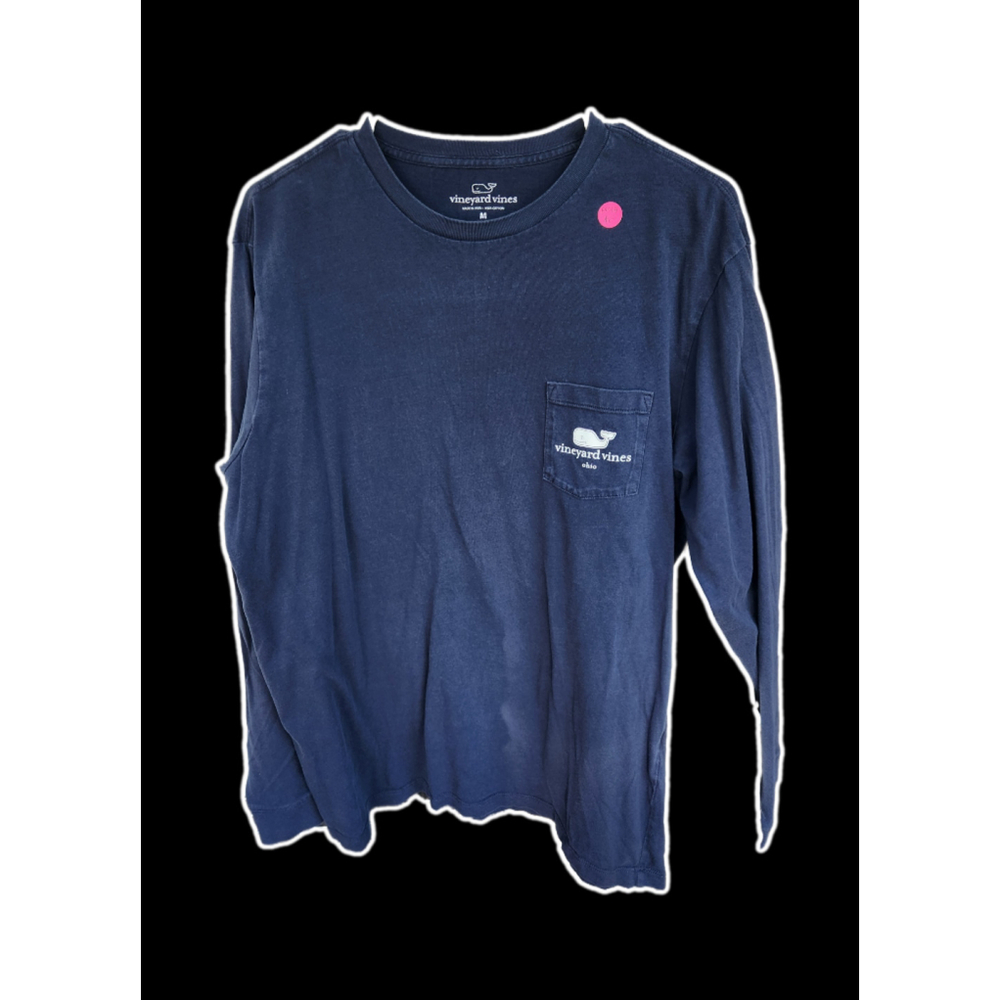 Vineyard Vines Navy Blue Long Sleeve T-Shirt men's size M